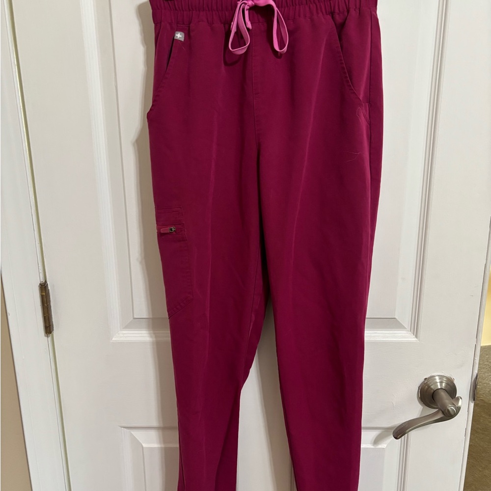 Figs Pink Jogger Scrub Pants